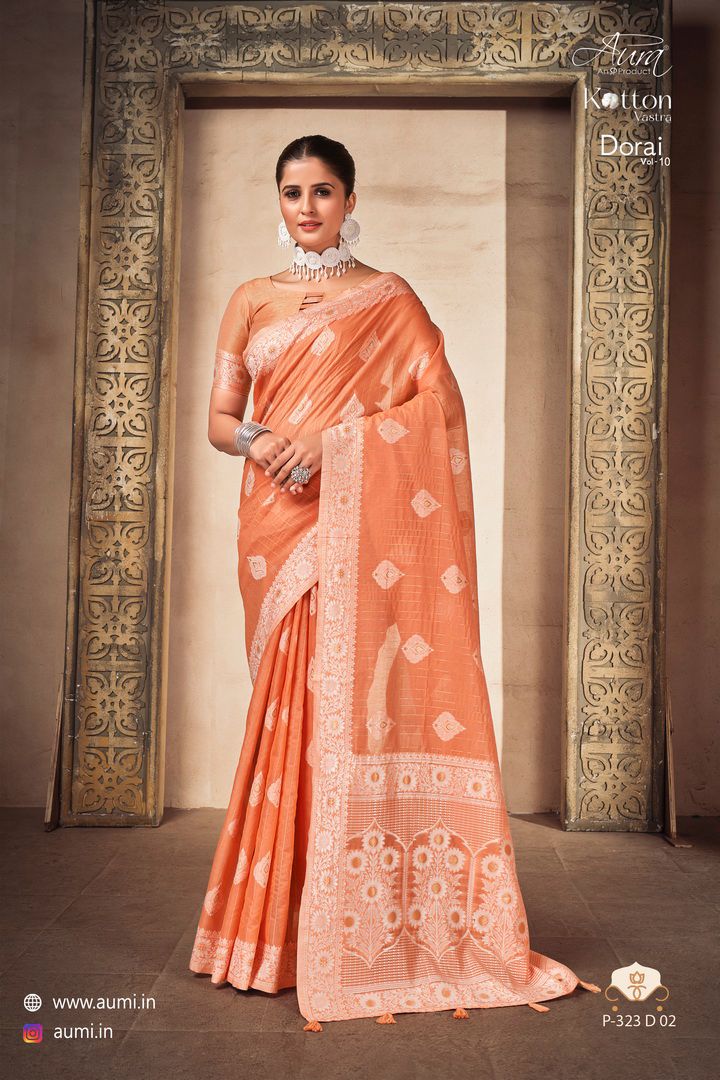 Aura Dorai 10 Festive Wear Wholesale Designer Saree Catalog